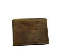 Fossil Derrick Porte-monnaie en cuir 10 cm brun