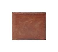 Fossil Portemonnaie pour homme Derrick, cuir Bifold brun 11.4 cm L x 2.5 cm W x 9.5 cm H ML3687200