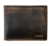 Fossil Portemonnaie pour homme Wade, cuir Bifold noir 11.43 cm L x 1.9 cm W x 8.89 cm H ML3882001