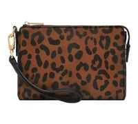 FOSSIL Pouchette marron noir pour femme - Wristlet Leopard 288301