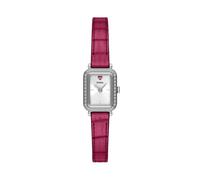 Fossil Raquel ES5466 Mini montre à quartz pour femme Cadran argenté