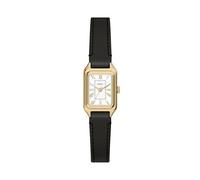 Fossil Raquel Montre à Quartz en Acier Inoxydable pour Femme, doré/Noir, 18MM