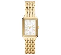FOSSIL Femmes Montre à affichage analogique 'RAQUEL' or / blanc, Gris Taille unique
