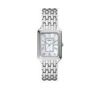 Fossil Raquel Montre trois aiguilles en acier inoxydable pour femme Couleur : Argent (Modle : ES5306)