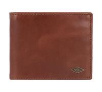Fossil Portefeuille pour hommes Ryan ML3729201 – cuir brun foncé, 10,8×1,91×8,89 cm