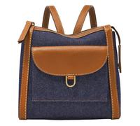 FOSSIL Sac à dos de loisirs bleu brun clair pour femme - Parker Mini Backpack Denim 231854