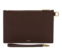 FOSSIL Sac d'ustensiles brun foncé pour femme et homme - Wristlet Espresso 189790