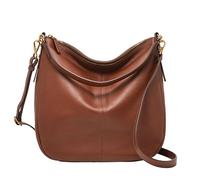 Fossil Sac Hobo Jolie pour femme, taille unique, marron, Taille unique