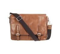 Fossil - Sac Messager Homme Cuir Cognac - Femme - Sacs - Brun - Taille: ONE Size
