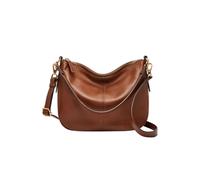 Fossil Sac pour femmes Jolie, Cuir éco/polyuréthane garniture croisée marron 27.9 cm L x 7.6 cm l x 20.3 cm H ZB7716200