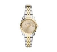 Fossil Scarlette ES5061 Mini Montre en Acier Inoxydable avec Date à Trois Aiguilles, Argent/dor, One Size, Scarlette