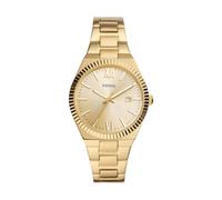 Fossil Scarlette Montre pour femmes, mouvement à quartz, bracelet en acier inoxydable ou en cuir