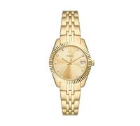 Fossil Scarlette Montre pour femmes, mouvement à quartz, bracelet en acier inoxydable ou en cuir