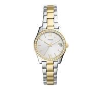 Fossil Scarlette Montre pour femmes, mouvement à quartz, bracelet en acier inoxydable ou en cuir