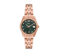 Fossil Scarlette Montre pour Femmes, Mouvement à Quartz, Bracelet en Acier Inoxydable ou en Cuir