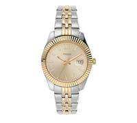 Fossil Scarlette Montre pour femmes, mouvement à quartz, bracelet en acier inoxydable ou en cuir