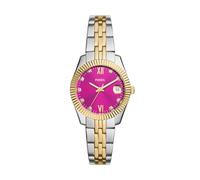 Fossil Scarlette Montre pour femmes, mouvement à quartz, bracelet en acier inoxydable ou en cuir