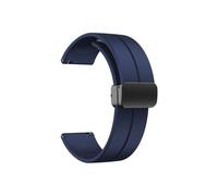 Fossil Sport Smartwatch 43 mm Bracelet Compatible Magnétique Silicone 22 mm | Couleur: Bleu Bleu