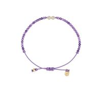 Fossil Sutton Bracelet en laiton violet avec perles pour femme, JA7324710