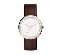 Fossil The Essentialist Homme 42mm Bracelet Cuir Marron Quartz Montre FS5472