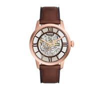 Fossil Townsman Watch for Men, Automatic Movement with Stainless Steel Or Leather strapMarron foncé