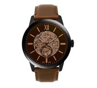 Fossil Montre Homme Townsman – Mouvement auto 3 aiguilles – Bracelet acier ou cuir Marron 48 mm