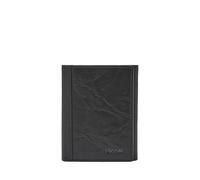 Fossil Portefeuille à Trois Volets en Cuir 3 x 3 x 3 x 3 cm, Neel Noir, Taille Unique Homme