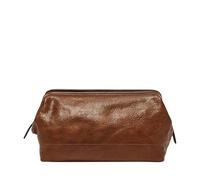 Fossil Trousse de Toilette de Voyage en Cuir pour Homme