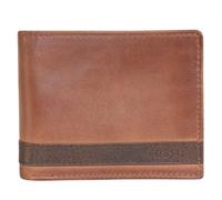 Fossil Portemonnaie pour homme Quinn Bifold 100% cuir brun 11,4×2,5×9,5 cm ML3653200