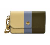 FOSSIL Valerie Lether Flap Card Case Multi Stripe