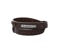 Fossil Vintage Casual Men's Leather or Stainless Steel with lobster, Buckle or Fold over closure bracelet