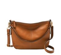 Fossil Women's Jolie Leather Crossbody Purse Handbag, Saddle (Model: ZB7716216)