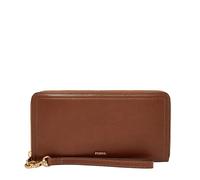 Fossil Women's Logan Zip Around Clutch - Brown