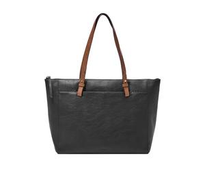 Fossil Women's Rachel Tote Leather Top-Handle Bag - Black