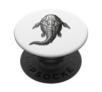 Fossile de Remigolepis - Art Poisson Placoderme Dévonien PopSockets PopGrip Adhésif