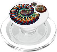 Fossiles d'ammonite Fossiles des géologues jurassiques PopSockets PopGrip pour MagSafe