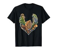 Fossiles de fougère de graines avec frondes bou s T-Shirt