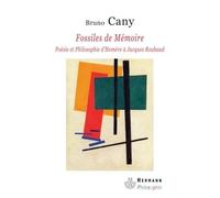 Fossiles de mémoire Poésie et philosophie d'Homère à Jacques Roubaud - Bruno Cany - Hermann - broché - Anthologie