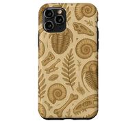 Fossils Ferns and Trilobites Sepia Pattern for Rockhounds Coque pour iPhone 11 Pro