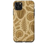 Fossils Ferns and Trilobites Sepia Pattern for Rockhounds Coque pour iPhone 11 Pro Max
