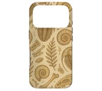 Fossils Ferns and Trilobites Sepia Pattern for Rockhounds Coque pour iPhone 17 Pro
