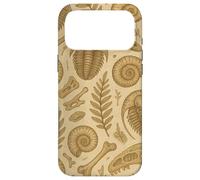 Fossils Ferns and Trilobites Sepia Pattern for Rockhounds Coque pour iPhone 17 Pro Max