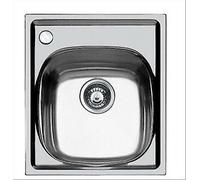 FOSTER 1144062 Évier Acier Inoxydable 1 Baignoire Trou Mixeur A Gauche 3.5''
