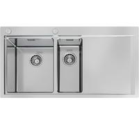 FOSTER 1251052 ÉVIER INOX 2 BASSINS MASTER SX FILO TOP 100 CM