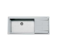 FOSTER 2211052 Évier 1 Bac À Gauche Avec Égouttoir KE SF Inox 117,3 CM