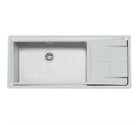 FOSTER 2211052 Lavabo 1 Baignoire La SX Avec Égouttoir Ke Sf Acier Inox 117,3 CM
