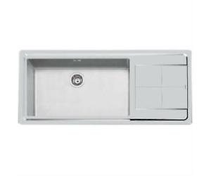 FOSTER 2211052 Lavabo 1 Baignoire La SX Avec Égouttoir Ke Sf Acier Inox 117,3 CM