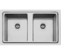 FOSTER 2283050 Lavello 2 Cuves En Inox 77,3 CM