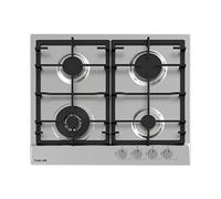 FOSTER 7014032 Piano Cuisinière 4 Feux Gaz 58 cm Inox Brossé Argent