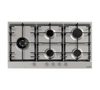 Foster 7016032 Table de Cuisson 90 CM Acier Inox 5 Brûleurs Grilles Fonte